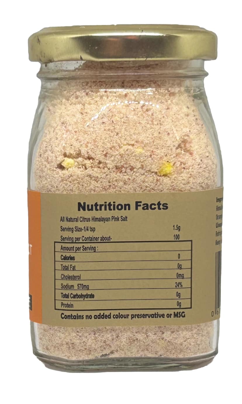 Artisan Palate All Natural Citrus Himalayan Pink Salt 150gm view 2