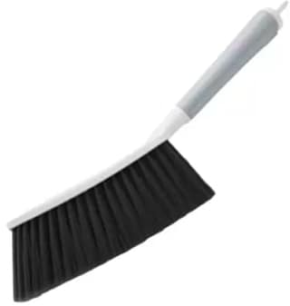 Duster for Cleaning Soft Cleaning Brush Counter Duster Hair Drafting Brush with Microfiber for Keyboard Home Hotel Bed Car Soft Clothes Blue Bed Brush Dusting Brush Plastic Wet and Dry Brush (White)