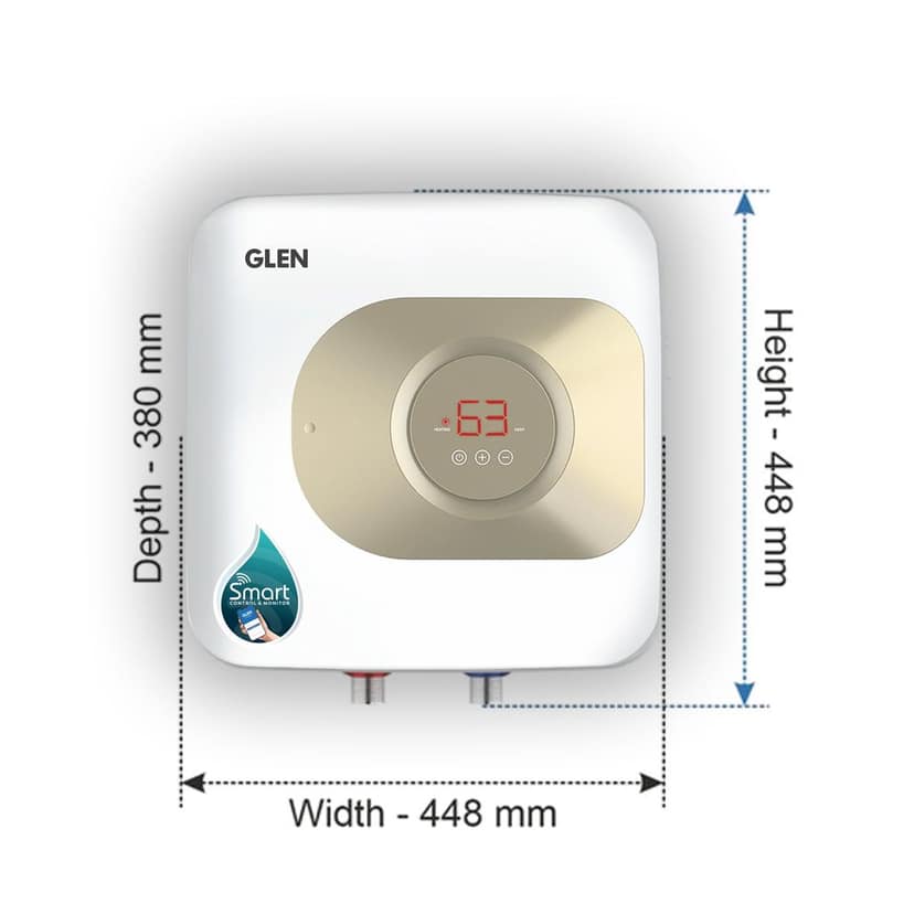 Smart Water Heater 25 Litre WiFi Enabled, Digital Control, Android App from Anywhere 2000W (7055) view 2