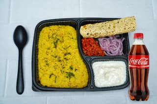 Express dal khichdi meal + drink combo