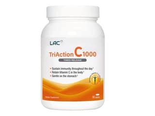 LAC TriAction C 1000 - Timed-Release(90 caplets)