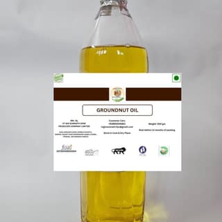 Groundnut Oil - 1 L - One litre bottle
