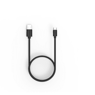 Twance T22B PVC - Type C to USB Charging & data transfer Cable, 1.5 M, Black