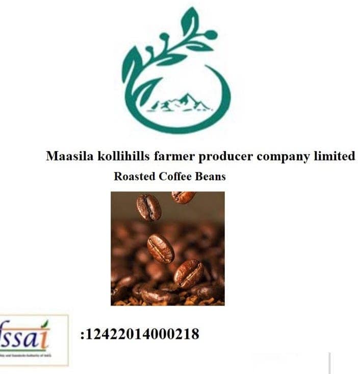 Roasted coffee beans view 2