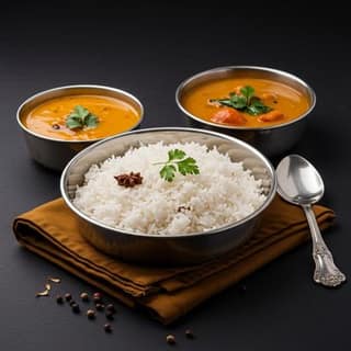 Plain Rice - Rasam