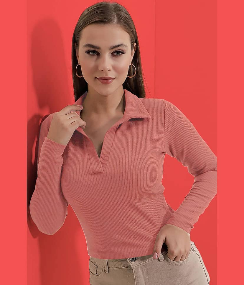 Dream Beauty Fashion Women's Polyester Regular Top ( Red )