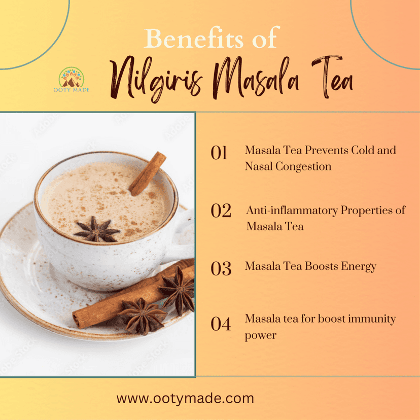 Premium Nilgiris Silver Oak Masala Tea Powder - Authentic Ooty Tea from the Famous Ooty Tea Factory view 2