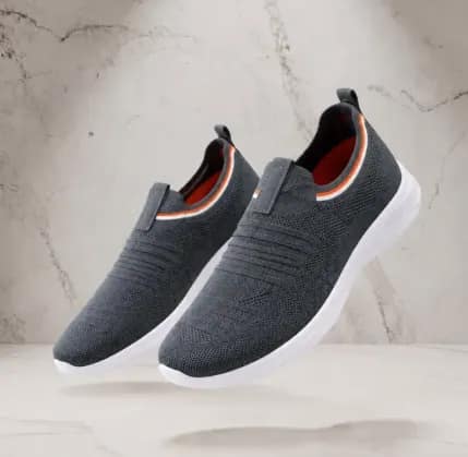 Grey Unisex Knitted Eva Footwear