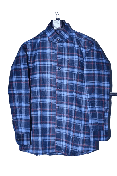 Men's Casual Button Down Plaid Shirt view 2