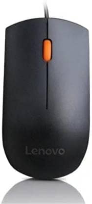 LENOVO 300 Wired Optical Mouse (USB 2.0, BLLACK)