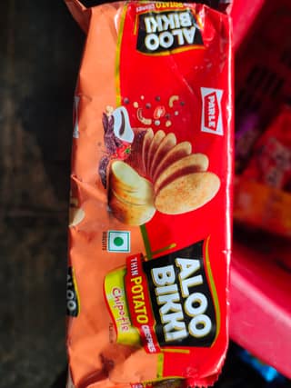 Parle aloo bikki thin potato crispies Chipotle flavour