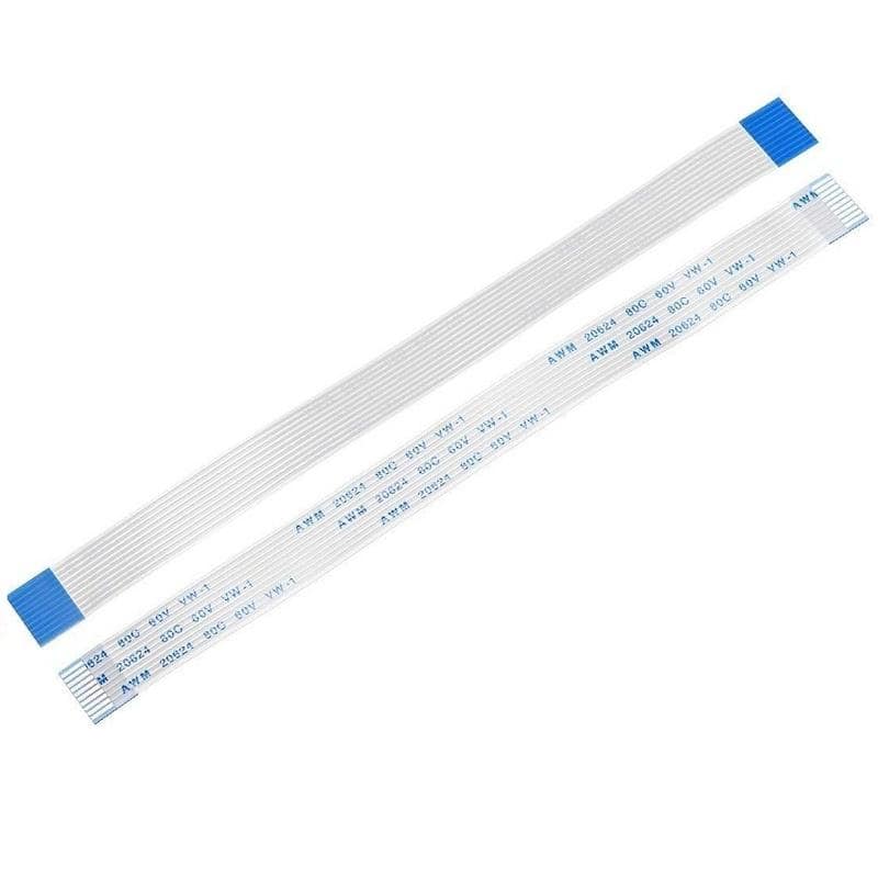 12 Pin 0.5mm Pitch 300mm Same Side Connection FFC Ribbon Flexible Flat Cable view 2