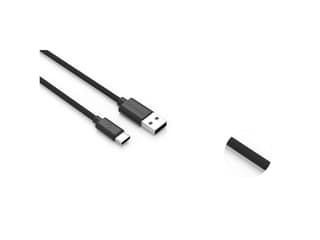 Twance T24B Braided - Type C to USB Charging & data transfer Cable, 2 M, Black - 10 Pieces