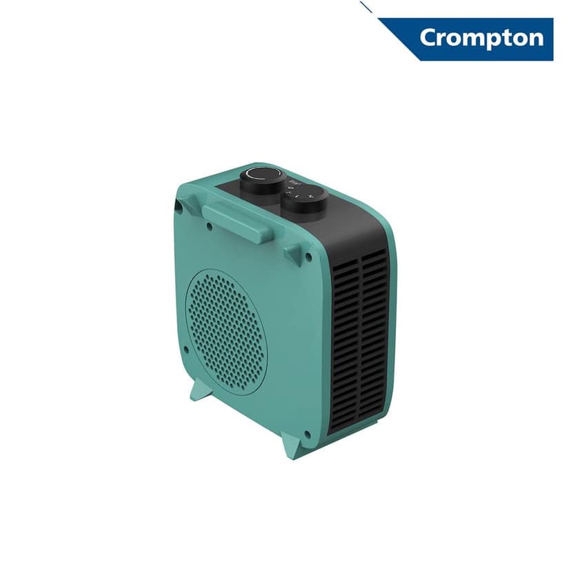 InstaComfort 2000-Watt Room Heater with Adjustable Thermostat and Overheat Protection, Green" view 2