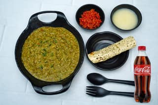 Dal palak khichdi + drink combo