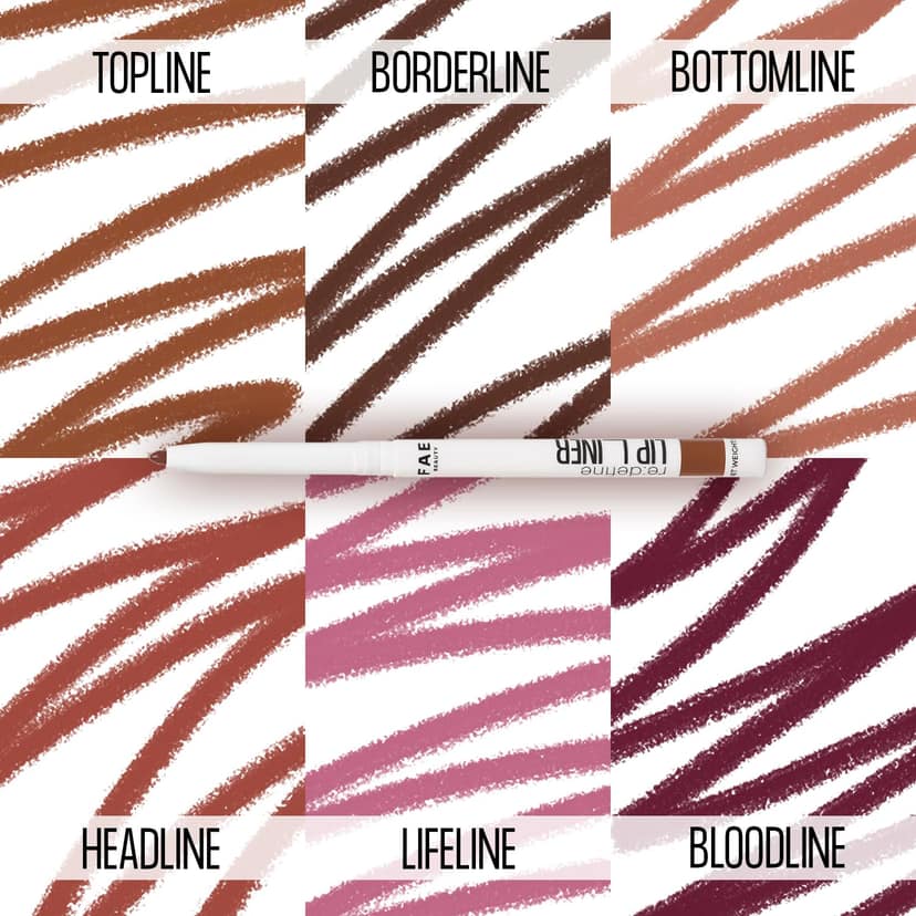 FAE Beauty Re:Define Lip Liner |Long-Lasting | Matte | Non-drying | Transferproof & Smudgeproof | Enriched with Vitamin E & Almond Oil | Shade - Topline FAE Beauty Re:Define Lip Liner |Long-Lasting | Matte | Non-drying | Transferproof & Smudgeproof | Enr view 2