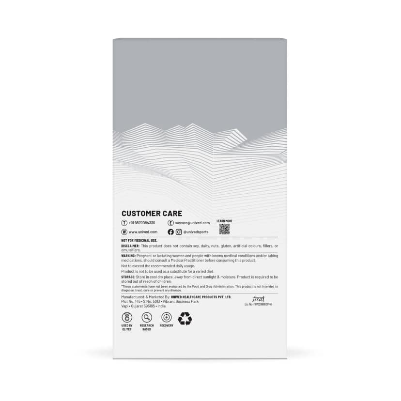 Unived Recovery Mix 220 for Workout Strength and Stamina Creamy Vanilla view 2