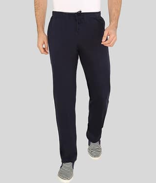 Allocate - Navy Cotton Blend Men's Trackpants ( Pack of 1 )