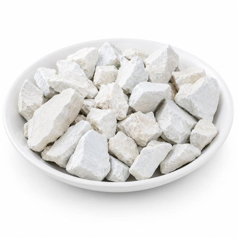 Safed Chuna Patthar, Edible Lime Stone, Paan Chuna Stone, Natural Lime Stone, White Lime Stone 1kg view 2