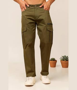 ZAYSH Regular Fit Solid Men's Jeans - Dark Green ( Pack of 1 )