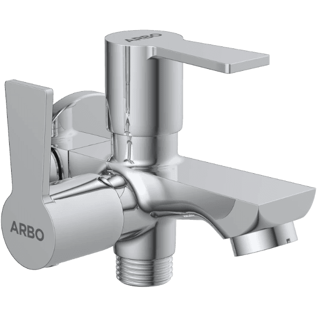 RL-4605 2 Way Bib Tap Side Handle With Wall Flange