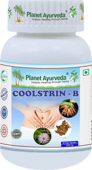 Planet Ayurveda Coolstrin-B 60 Capsules for Digestive Health, 500mg