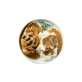 Creamy Mushroom Chicken Steak