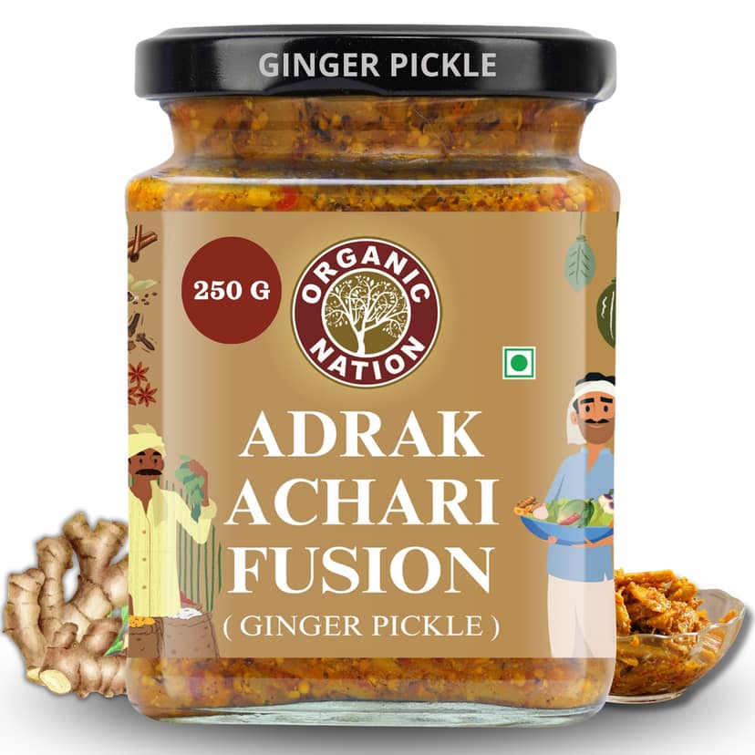 Foodsbay India Traditional Ginger Pickle | 250 g