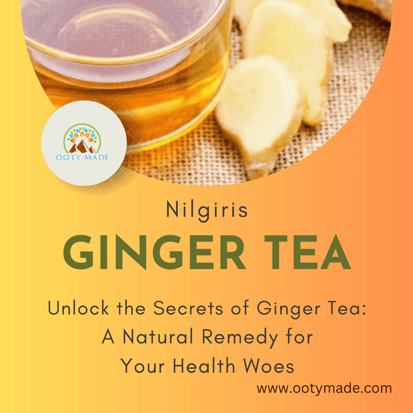 Organic Ginger Chai - Ooty Tea Factory's Finest Blend for Health and Flavor-sukku tea-ginger chai view 2