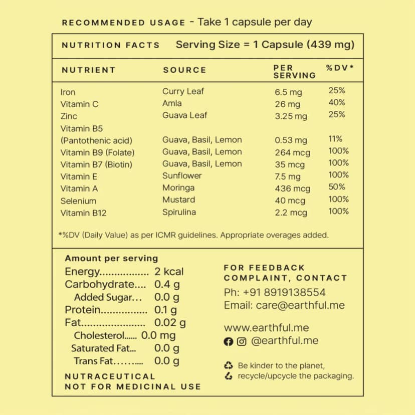 Earthful Multivitamin For Teens view 2