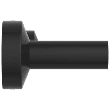 LE-MB-02 Towel Rod (Matt Black) view 2