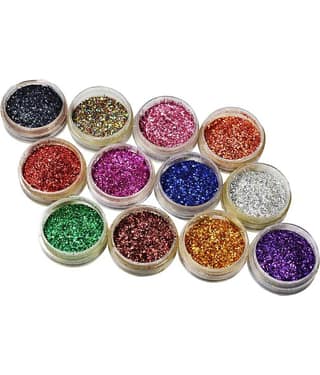 Adbeni Multi Glitter Loose Powder Eye Palette 10