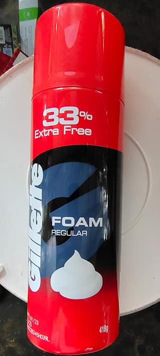 Gillette foam regular