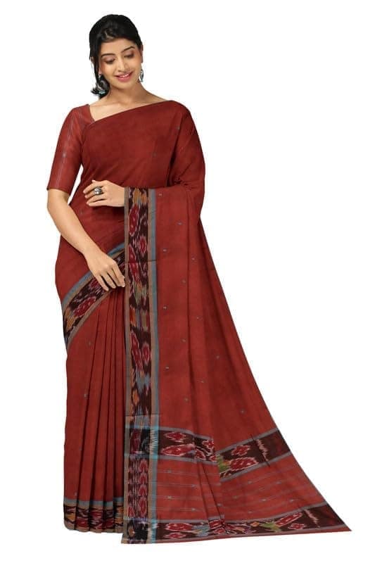 APCO Handloom (A Andhra Pradesh Govt Emporium)- Women's Traditional Pure Handloom Dulla Cotton Saree | DL0095