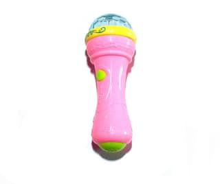Nawani Electronic Musical Microphones for Kids Toy Starlight Dreamshow Night Light Projector Toy Songs/ Lighting, Size- 20/6 cm