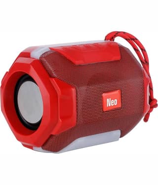 Neo A005 5 W Bluetooth Speaker Bluetooth v5.0 with USB Playback Time 4 hrs Black