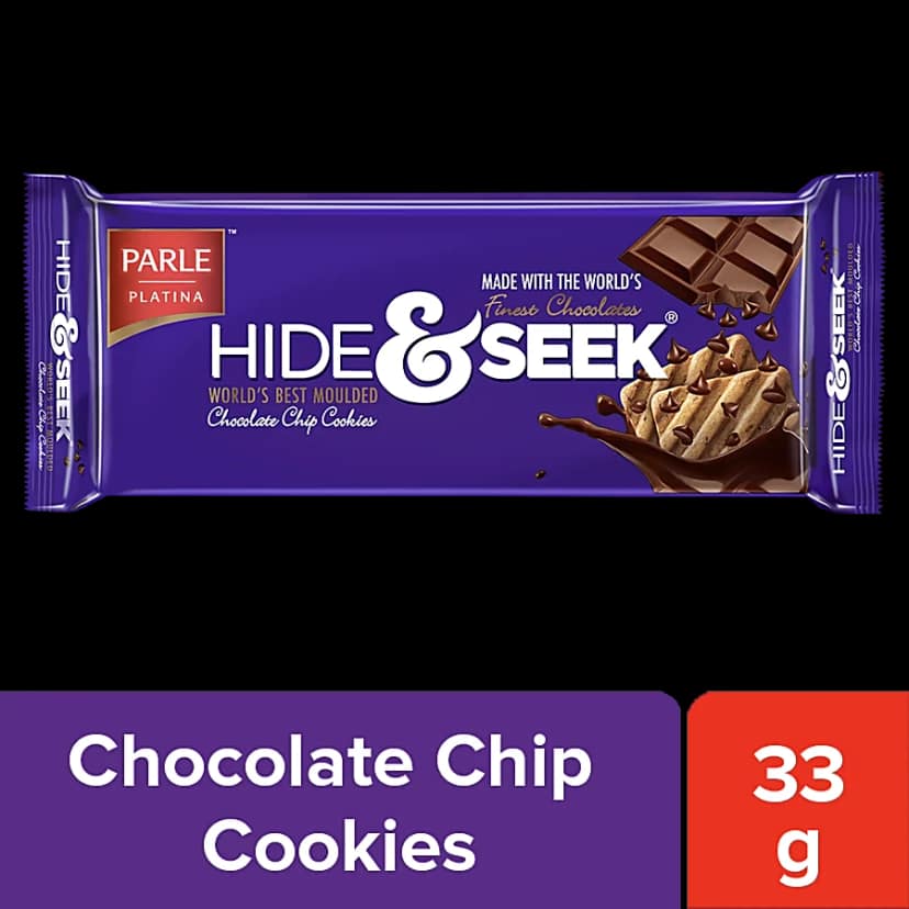 Parle Hide & Seek Chocolate, 33 G Pouch
