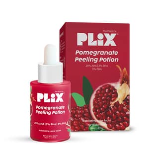 PLIX - THE PLANT FIX 25% AHA+ 2% BHA + 5% PHA Pomegranate Peeling Potion For Glowing & Even Toned Skin, Gentle Exfoliation & At-Home Facial | For Women & Men | 30 ml (pack of 1) PLIX - THE PLANT FIX 25% AHA+ 2% BHA + 5% PHA Pomegranate Peeling Potion For