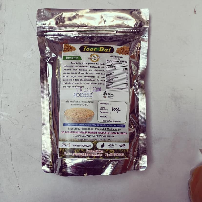 TOOR DAL / RED GRAM view 2