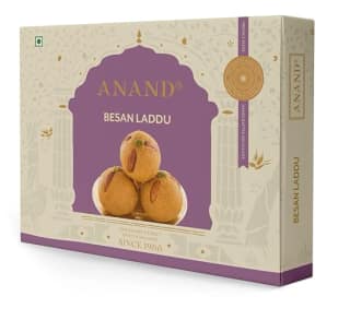 Besan Laddu each 500 gm pack of 2