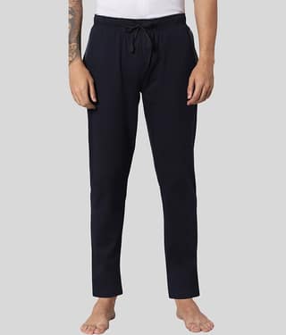 Avoq - Black Cotton Blend Men's Trackpants ( Pack of 1 )