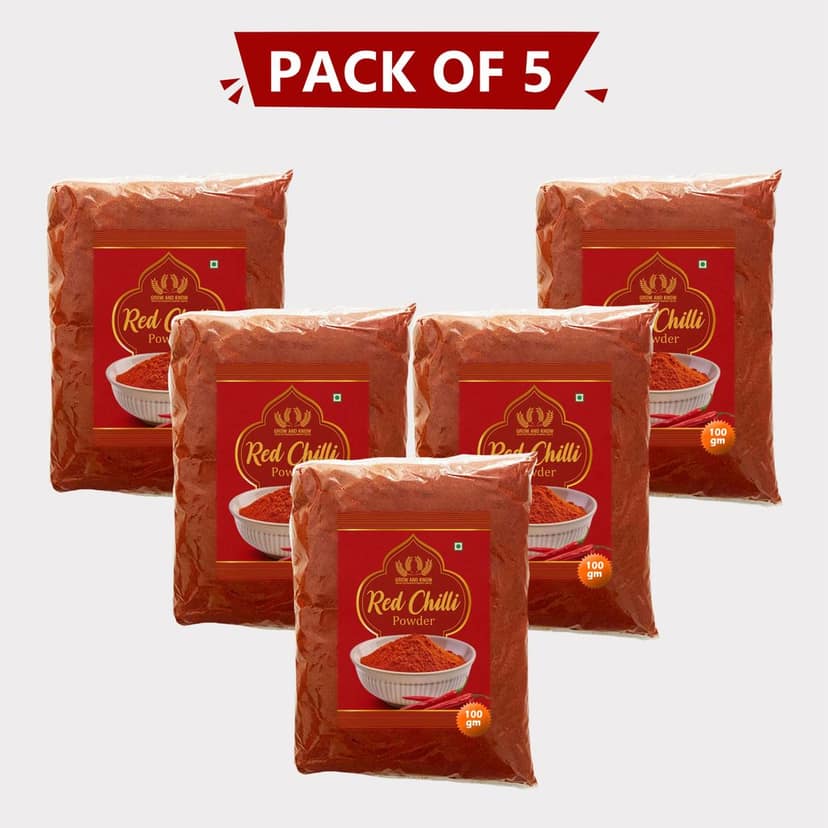 Red Chilli Powder (Pack of 5)