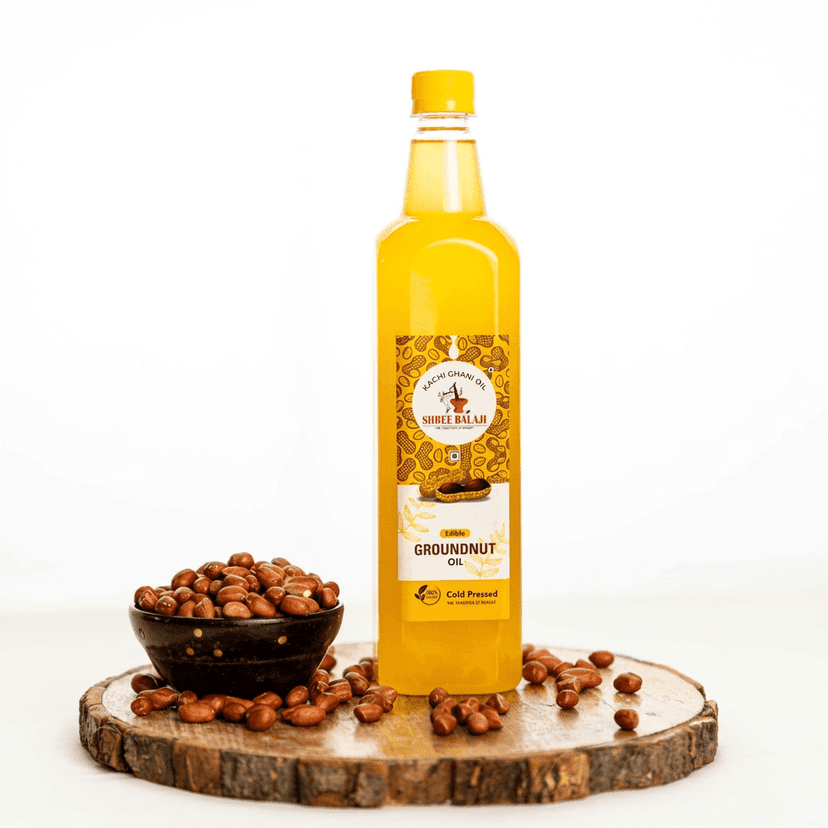 Shree Balaji Cold Pressed Edible Groundnut Oil - 1L