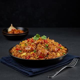 Schezwan Chicken Fried Rice
