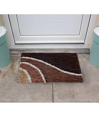 Aazeem Antiskid Cotton Door Mat ( 60 X 40 cm ) Single Magenta
