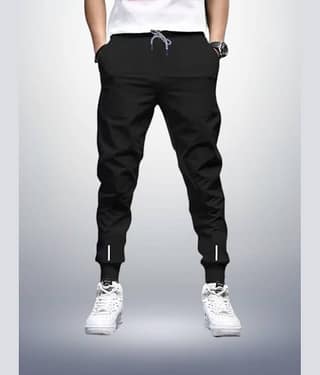 Reya Grey Cotton Blend Men's Joggers ( Pack of 1 )
