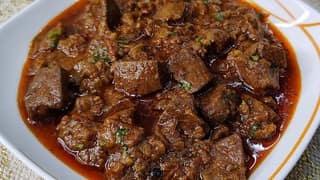 Mutton keema kaleji