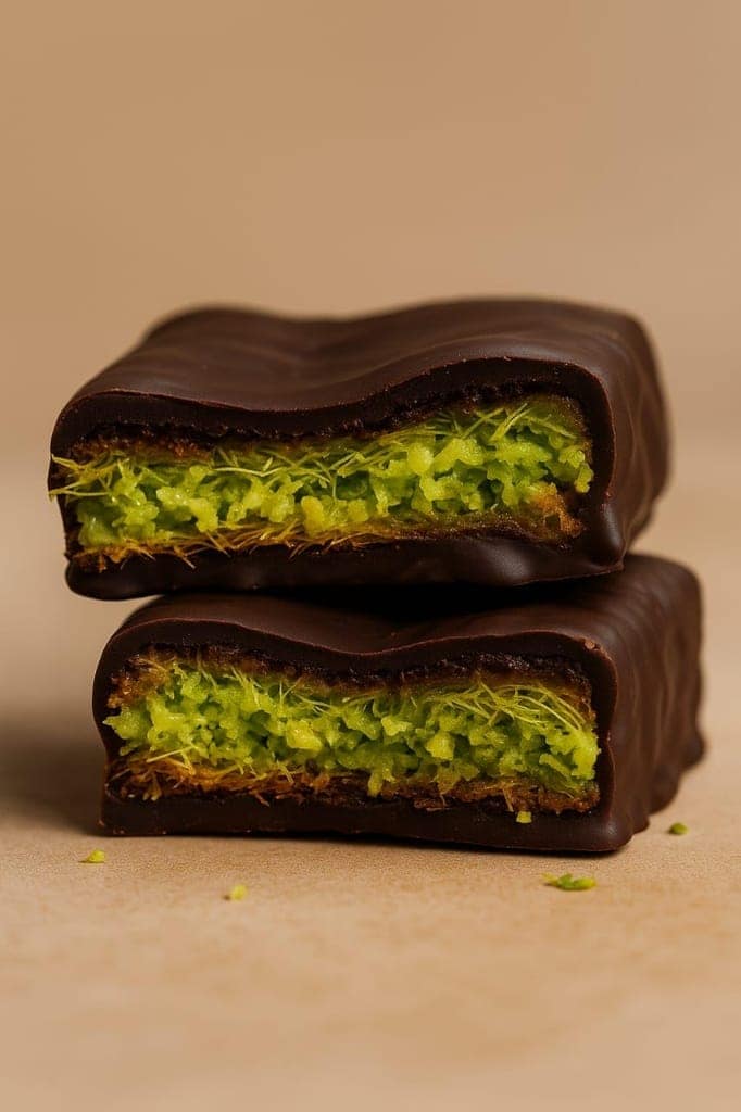 Myfa Chocolates Viral Dubai Kunafa Bites | Crunchy Pistachio Knafeh & Creamy Milk Chocolate | Luxury Gourmet Dessert Gift Box - 8 PC view 2
