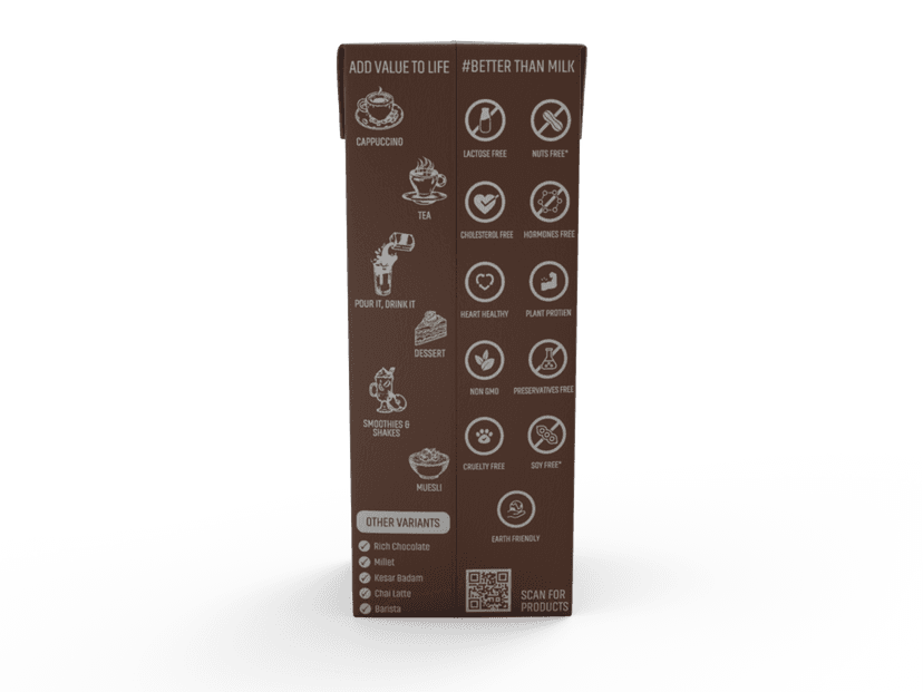 OATEY Caramel Coffee Oat Drink -High Protein, Anti-biotics free, Non-dairy, plant-based, Nut/Soy free, No-added sugar, 200ml ( Pack Of 8) view 2