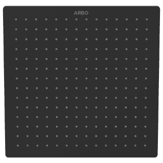OS-MB-211 Square 12" x 12" Inch SUS 304 Rainfall Overhead Shower (Matt Black)